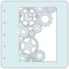 Nellie‘s Choice Stencil for Magnetic colour set Clock 120x120mm