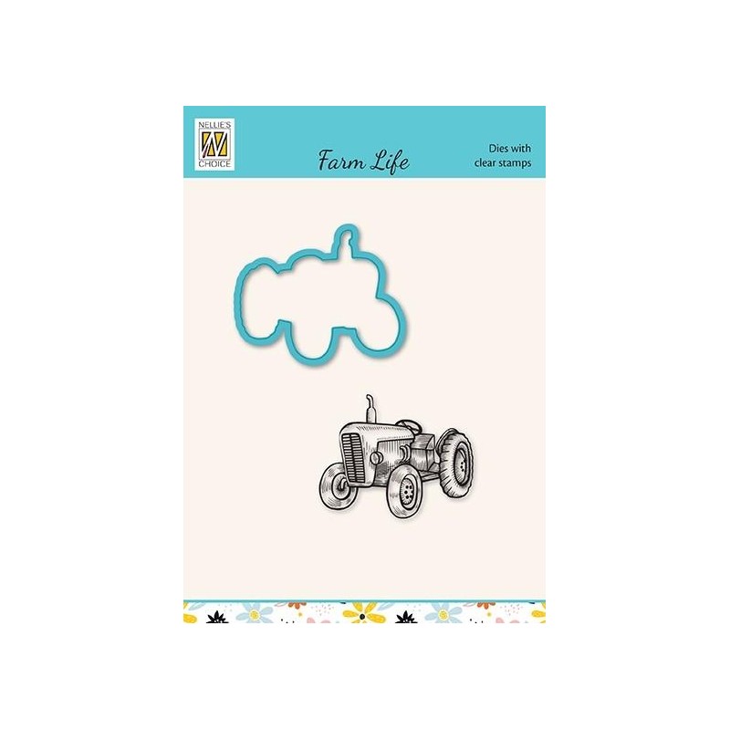 Nelie‘s Choice Dies & Clearstamp "Tractor"