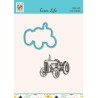 Nelie‘s Choice Dies & Clearstamp "Tractor"