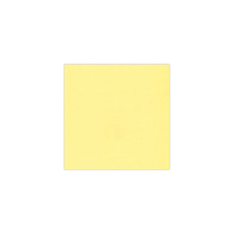 Linnen Karton 240gr 25 ark "Yellow" 30,5x30,5cm