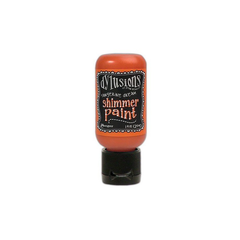 Ranger Dylusions Shimmer Paint Flip Cap Bottle - Tangerine Dream  Dyan Reaveley