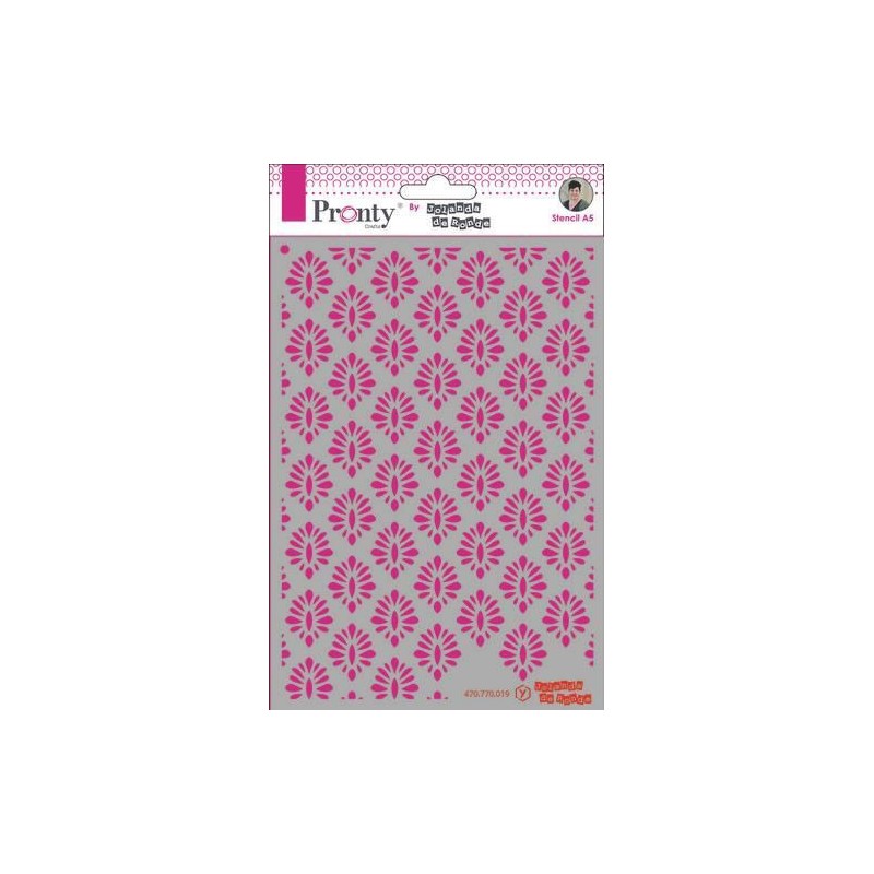 Pronty Mask stencil Barok pattern 1 A5  by Jolanda