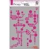 Pronty A5 Mask Stencil - Pattern Background Circles