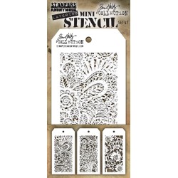 TIM HOLTZ MINI STENCIL SET 47