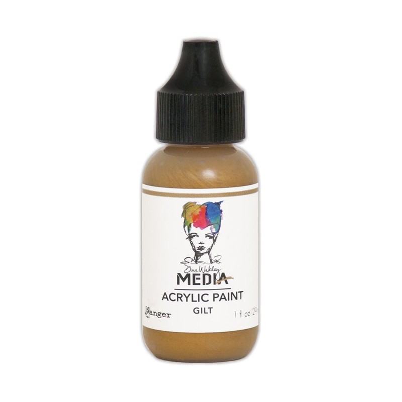 Ranger • Dina Wakley media heavy body acrylic paint "Gilt"