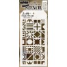 TIM HOLTZ STENCIL 10x21 cm “Patchwork Cube”