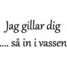 Lazer Design Stämpel Jag gillar dig så in i ....  41x16mm