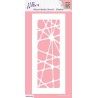 Nellie`s Choice MIXED MEDIA STENCIL "Slimline - Abstract"
