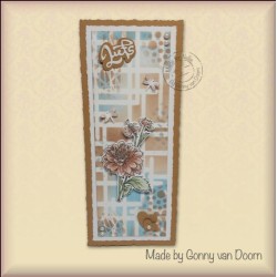 Nellie`s Choice Mixed Media Stencils slimline Labyrinth 85x205mm