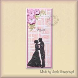 Nellie`s Choice Mixed Media Stencils slimline Labyrinth 85x205mm