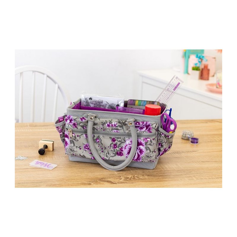Crafter's Companion Deluxe Stor Tote Case Lila