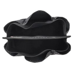 Papermania docrafts Craft Bag Storage Caddy - Liquorice Dot