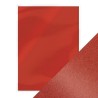 Tonic A4 Pearlescent 5 sh card - red velvet