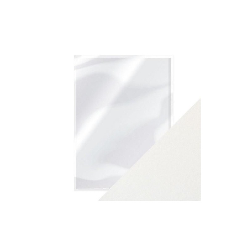 Tonic A4 Pearlescent 5 sh card -pearl white