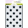 copy of CraftEmotions stencil diamond flower block A6