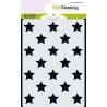 CraftEmotions MM Mix stencil design star 5 point A6
