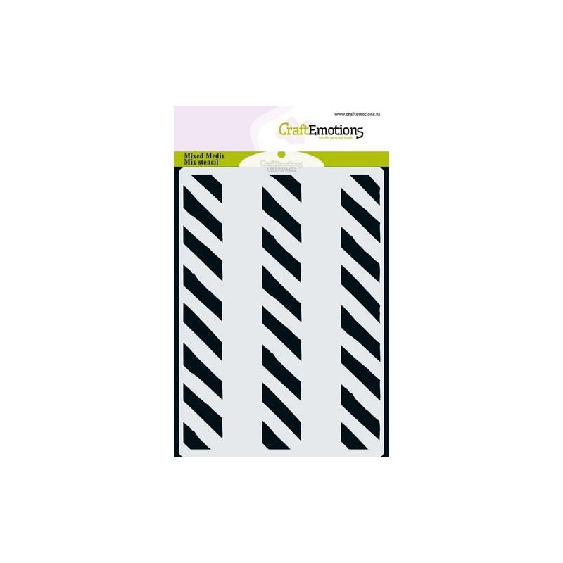 CraftEmotions MM Mix stencil design herringbone A6