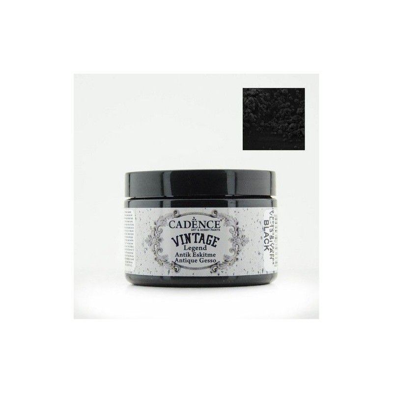 Cadence Vintage Legend gesso Black  150 ml