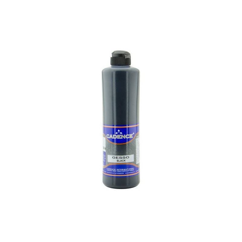 Cadence gesso acrylic paint black  500ml