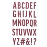 Sizzix Thinlits Die Set - 30PK Bold Alphabet  Alison Williams