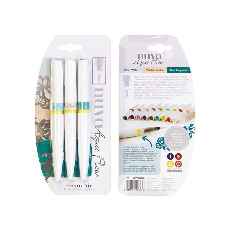 Nuvo • Aqua flow pen 3pcs Ocean air SKU: 897N