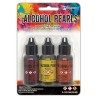 Ranger Alcohol Ink Pearls Kit 5 Intense Radiant Scorch  Tim Holtz