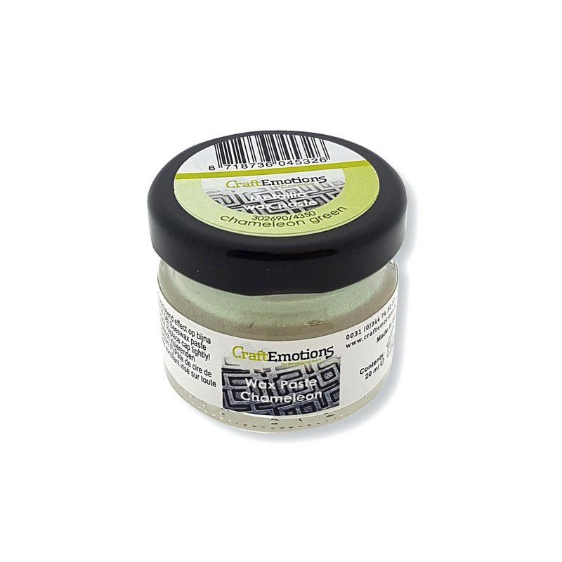 CraftEmotions Wax paste chameleon - green 20 ml