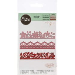 Sizzix Thinlits Die set - 3PK Decorative Edges  Katelyn Lizardi