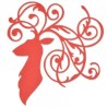 Sizzix Thinlits Die - Elegant Deer