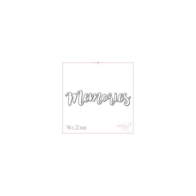 ROX Stamps - Die - Memories