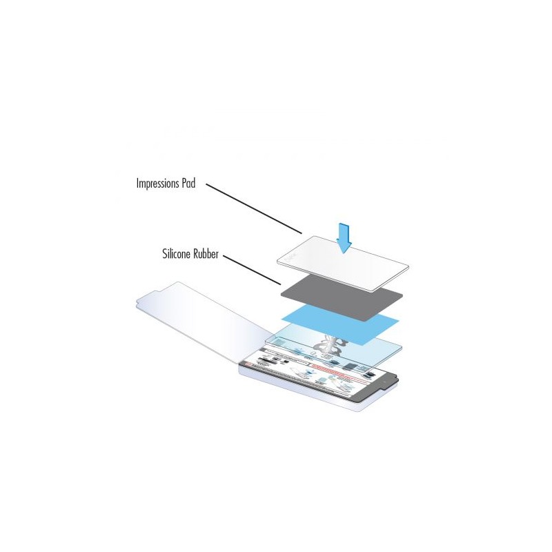 Sizzix Accessory - Impressions Pad White Plate (Embossingplatta)