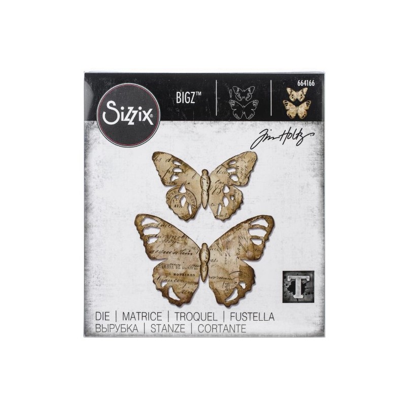 Sizzix Bigz Die - Tattered Butterfly 664166 Tim Holtz