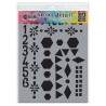 Ranger Dylusions STOR stencil Number frame - LARGE  Dyan Reaveley