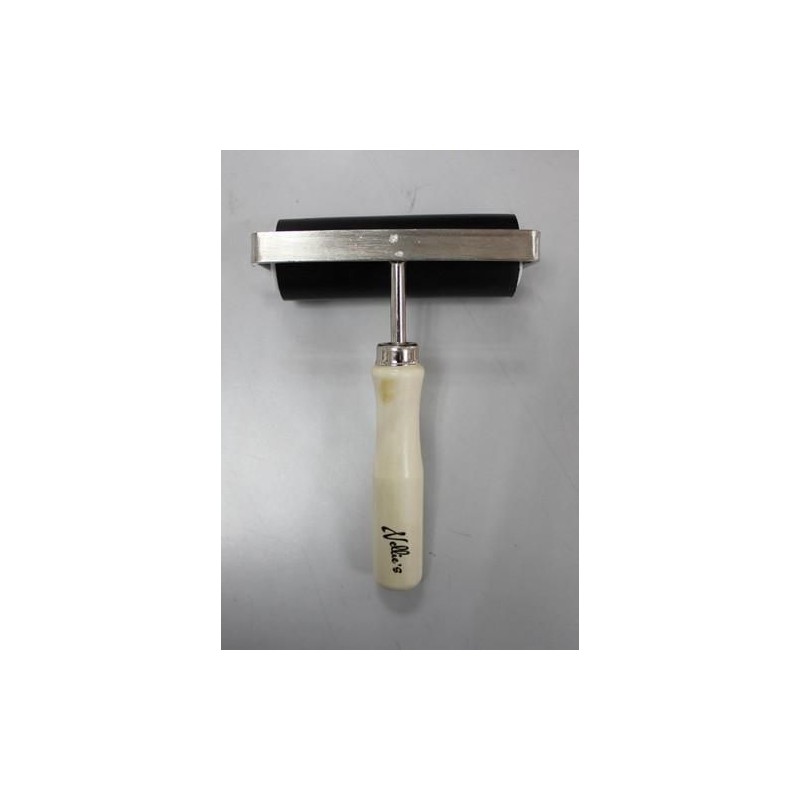 Nellies Choice Roller wood handle Brayer 10cm NMMR001