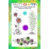 That's Crafty! Clear Stamp Set - Bubbles and Flowers Malina Dahl