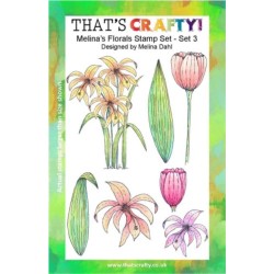 That's Crafty! Clear Stamp Set - Melina's Florals Set 3 Malina Dahl