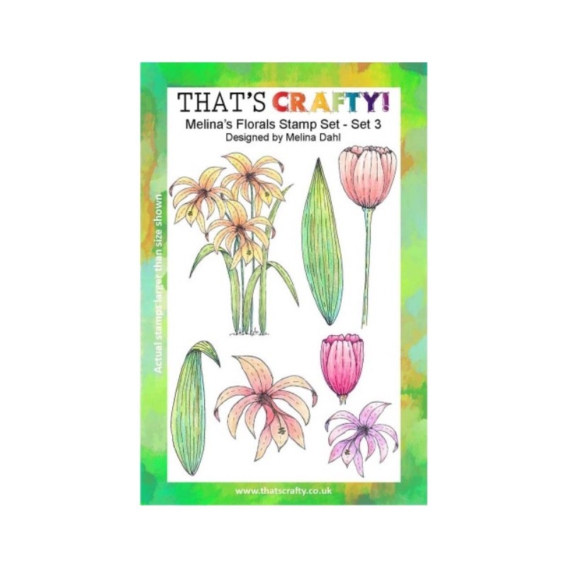 That's Crafty! Clear Stamp Set - Melina's Florals Set 3 Malina Dahl