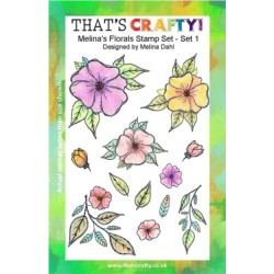 That's Crafty! Clear Stamp Set - Melina's Florals Set 1 Malina Dahl