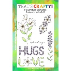 That's Crafty! Clear Stamp Set - Flower Hugs Malina Dahl