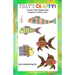 That's Crafty! Clear Stamp Set - Funky Fish Malina Dahl