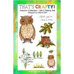 That's Crafty! Clear Stamp Set - Autumn Collection - Set 2 Malina Dahl