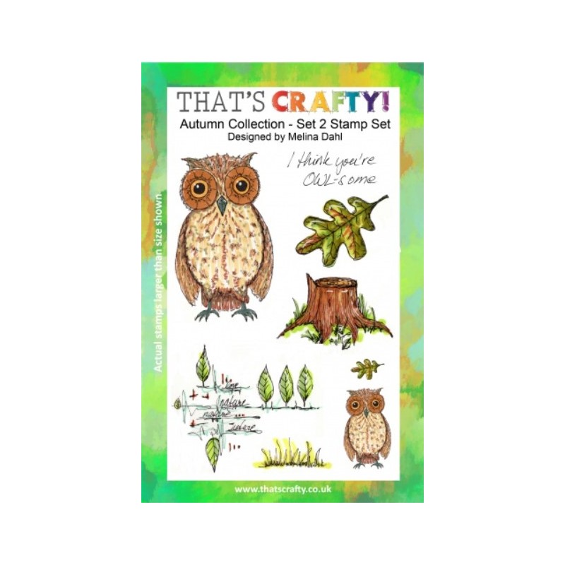 That's Crafty! Clear Stamp Set - Autumn Collection - Set 2 Malina Dahl
