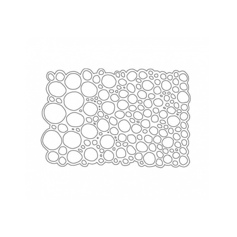 That's Crafty! 6ins x 4ins Mask - All Bubbly