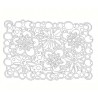That's Crafty! 6ins x 4ins Mask - Flowers