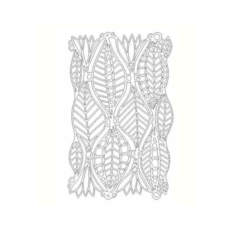 That's Crafty! 4ins x 6ins Mask - Bubble Leaves