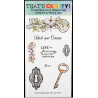 That's Crafty! Clearstamp slimline - "Flowering Keys" Melina Dahl