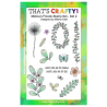 That`s Crafty! Clearstamp A5 - Melinas Florals Set 2