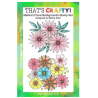 That's Crafty! Clearstamp A5 - Flower Background Melina Dahl