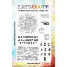 That's Crafty! Clearstamp A5 - Numbers and Scripts