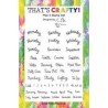 That`s Crafty! Clearstamp A5 - Plan It